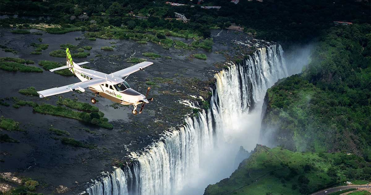 Mack Air Flight Over Victoria Falls