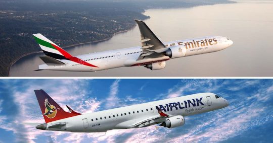 Emirates Airlink Codeshare Partnership