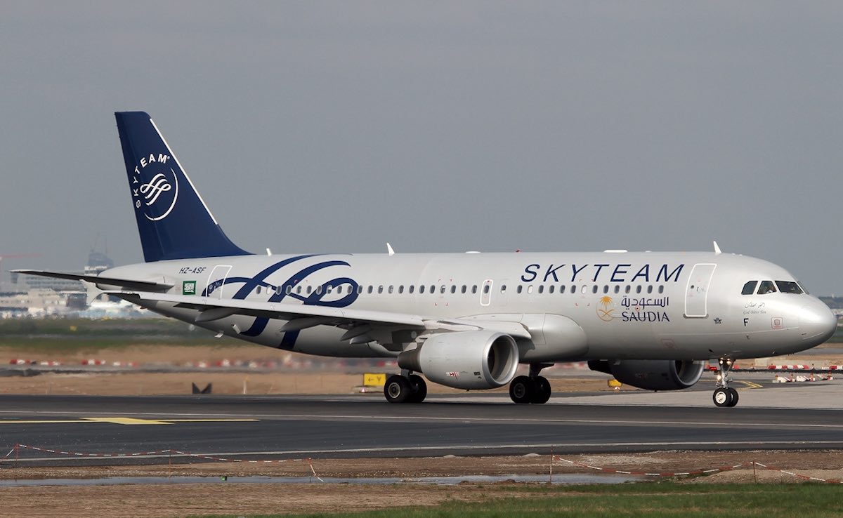 Saudia Airbus A320-200 SkyTeam livery