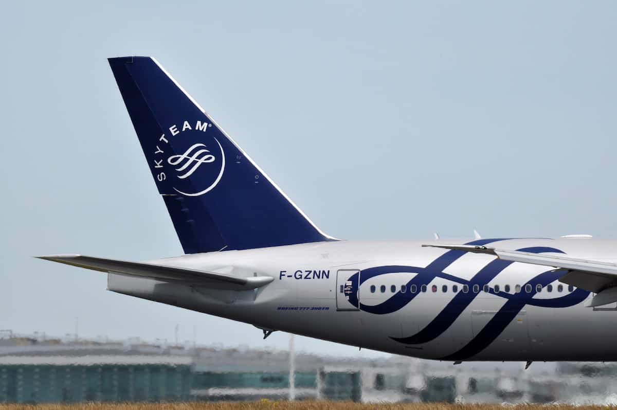 SkyTeam aircraft livery