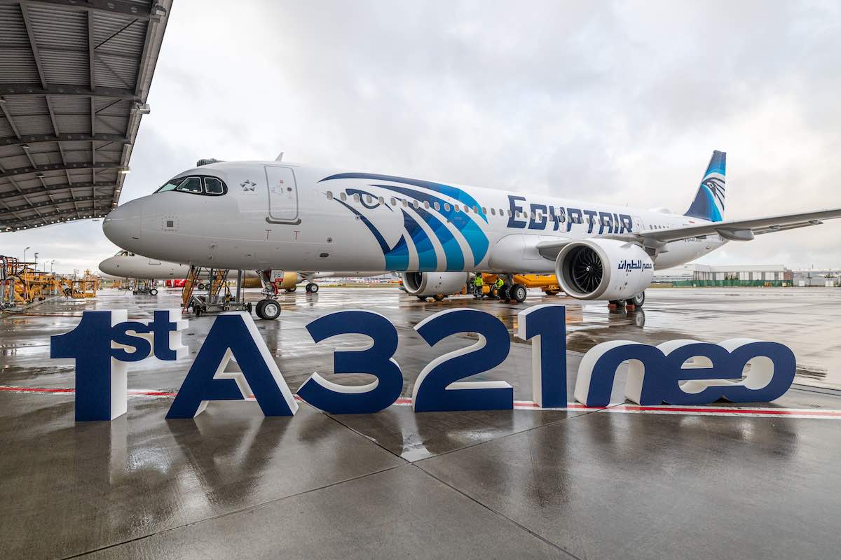 EgyptAir's first A321neo delivery