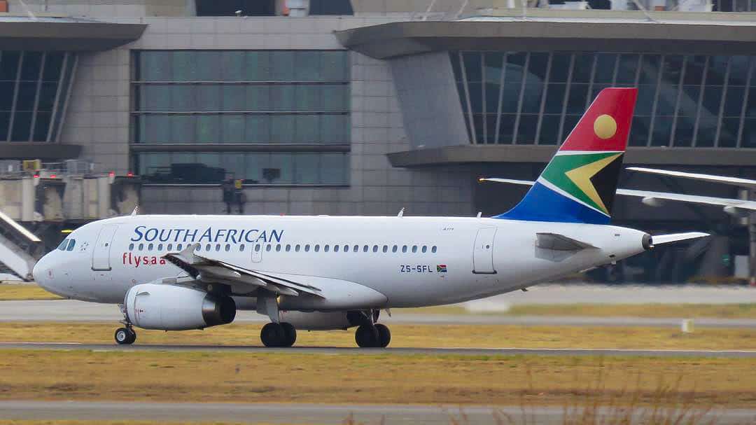 South African Airways A319 aircraft