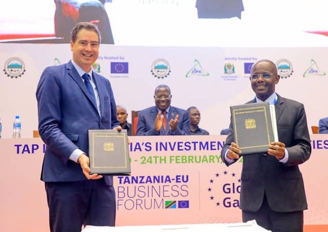Tanzania and France BASA signing ceremony