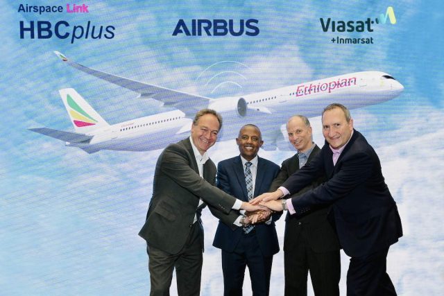 Ethiopian Airlines to offer high-speed inflight broadband on A350-1000
