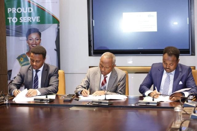 Ethiopian Airlines Group signs MoU to build aerospace parts manufacturing shed near Killinto Industrial Park.