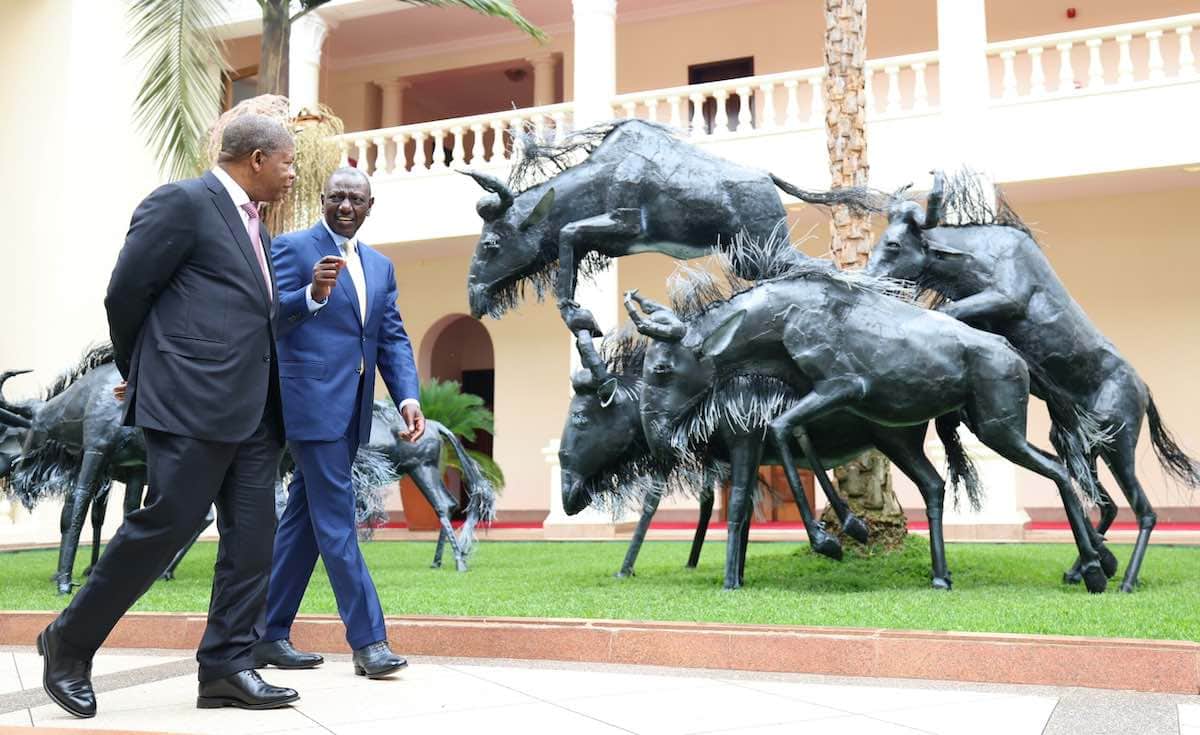 Presidents Ruto and Lourenço at Nairobi’s State House