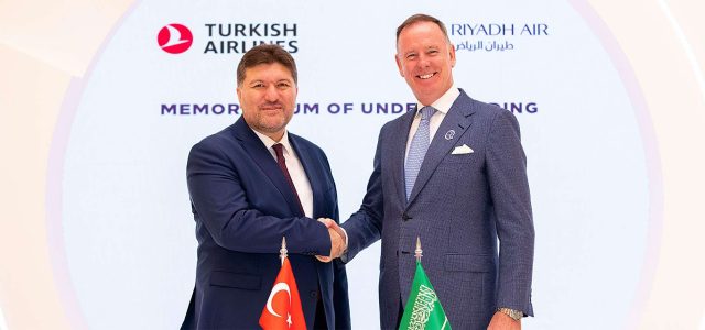 Turkish Airlines (TK) and Riyadh Air (RX) announced a Strategic Cooperation MoU