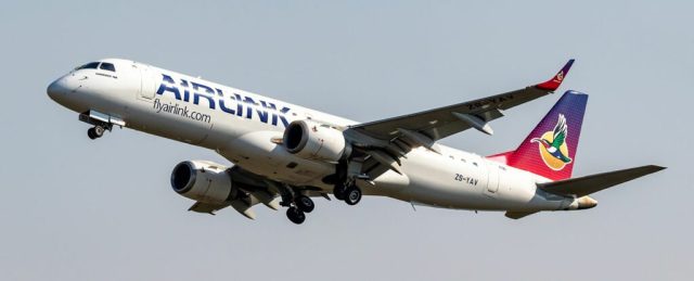 Airlink adds three E190s on lease from Falko