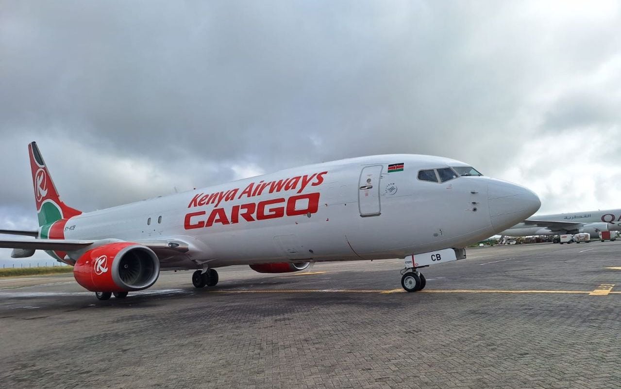 Kenya Airways adds second B737-800 freighter, registered 5Y-KCB