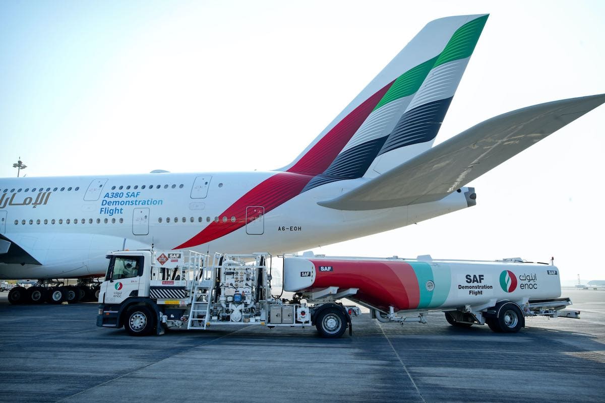 Emirates SAF Flight