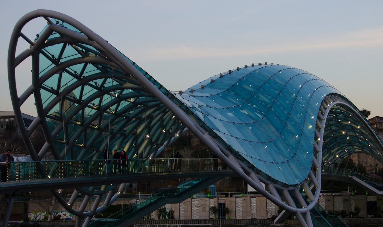 Bridge of Peace in Tbilisi Georgia