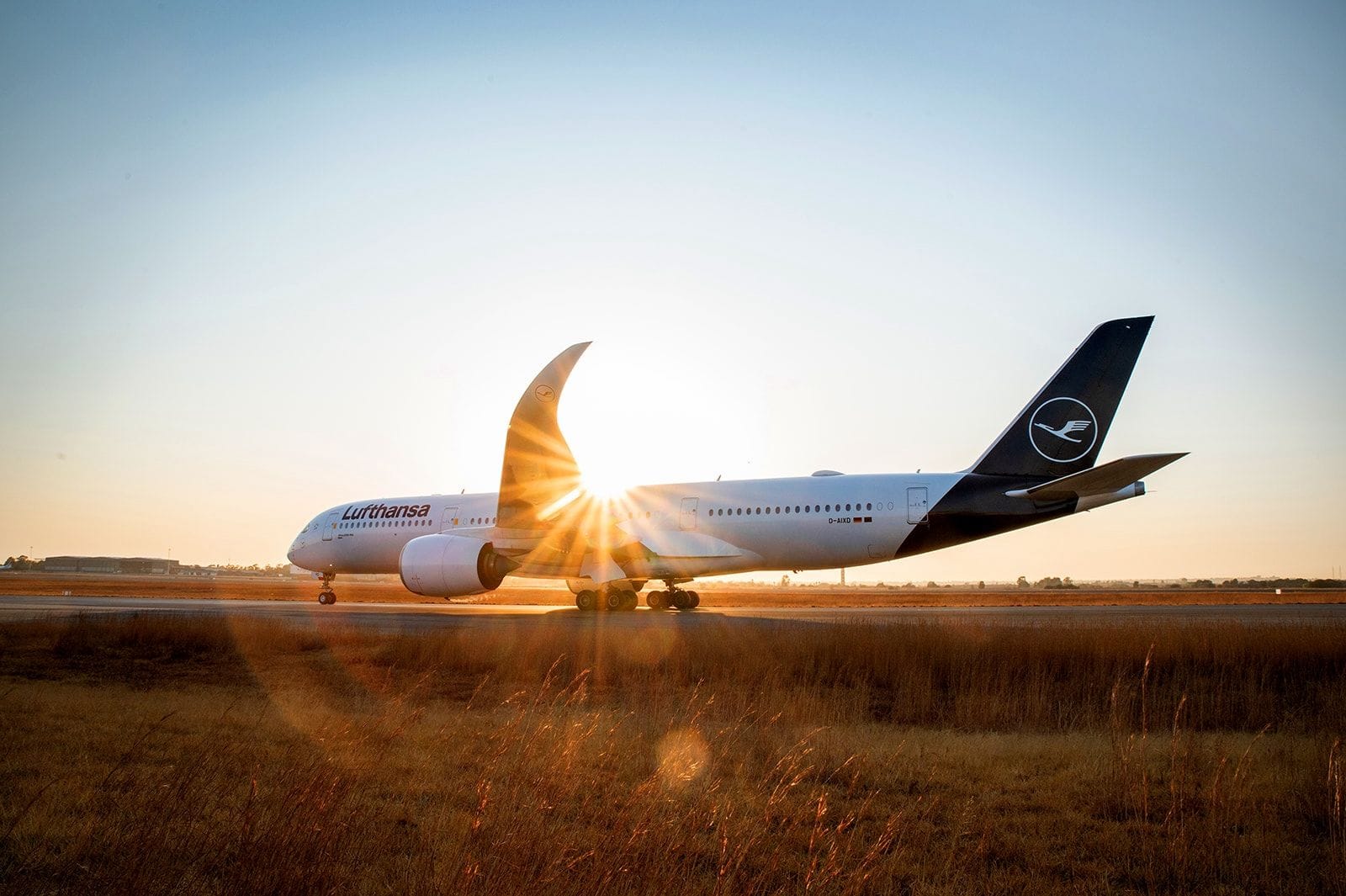 Lufthansa's A350 operates the direct flight between Munich and Johannesburg