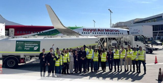 Royal Air Maroc’s inaugural SAF flight to Europe