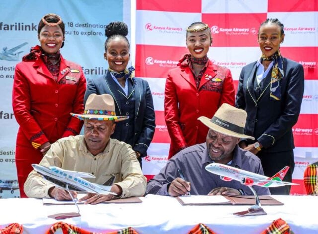 Kenya Airways and Safarilink Agreement Signing