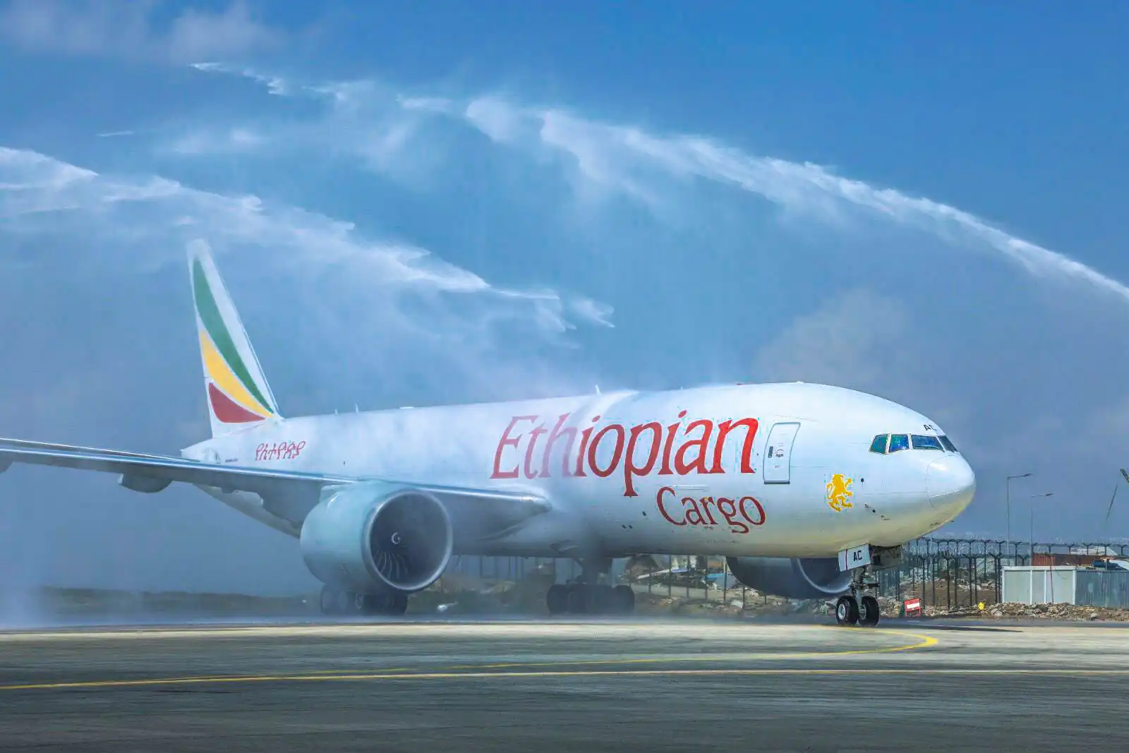 Ethiopian B777LRF, registration ET BAC