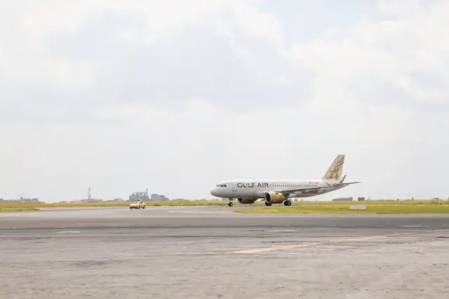 Gulf Air Airbus A320neo at Jomo Kenyatta International Airport