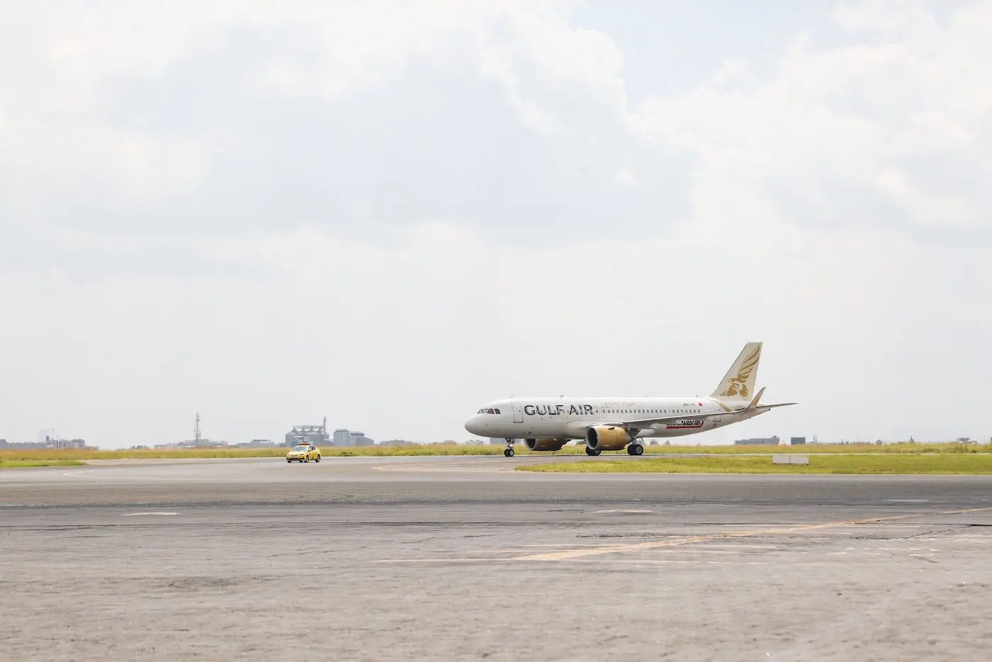 Gulf Air Airbus A320neo at Jomo Kenyatta International Airport