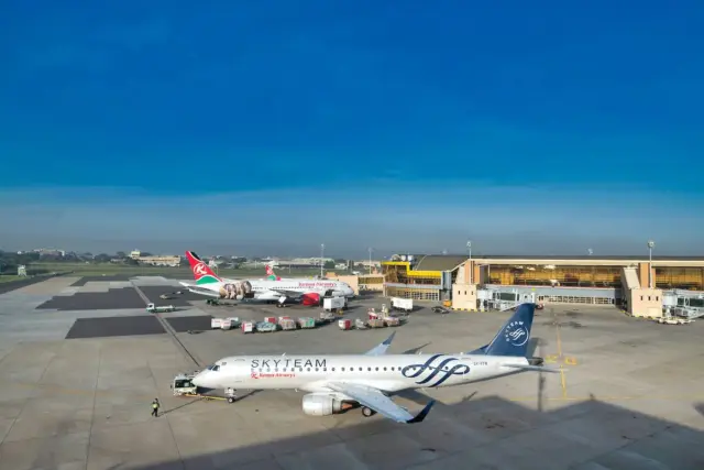Jomo Kenyatta International Airport in Kenya