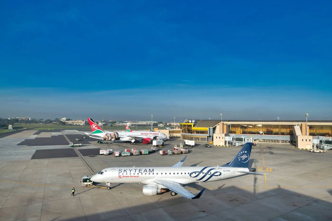 Jomo Kenyatta International Airport in Kenya