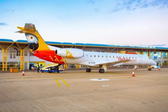 Fastjet at Joshua Mqabuko Nkomo International Airport in Zimbabwe