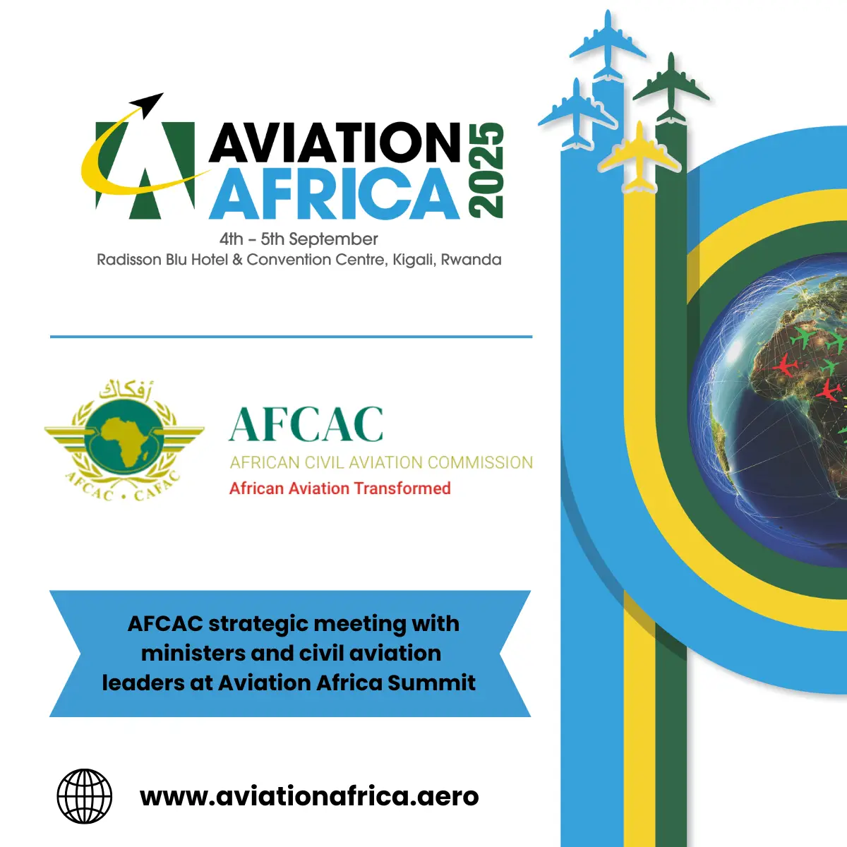 AFCAC at Aviation Africa 2025 AFCAC to Convene High-Level Briefing at Aviation Africa 2025